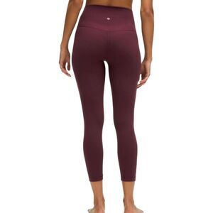 Lululemon Wunder Under High-Rise Tight 23" Garnet SmoothCover Size 10-12